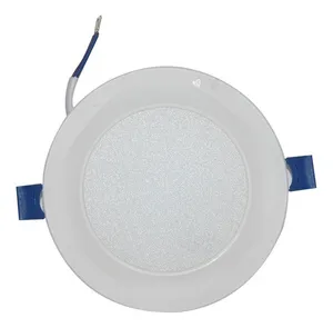 Panel Wellmax Redondo Sunflower 6W Led Samsung Embutir 100 240V Diametro 12cm Luz Cálida